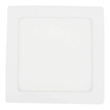 Lámpara Cuadrada Sobrepone 12w Luz Fría Sanelec Color Blanco