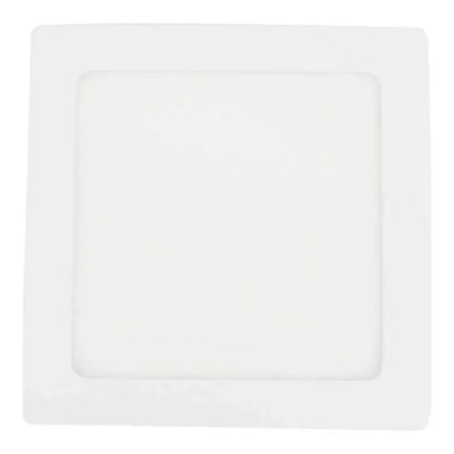 Lámpara Cuadrada Sobrepone 12w Luz Fría Sanelec Color Blanco - Sanelec