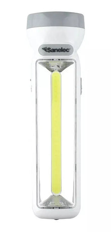 Linterna Led Recargable Sanelec Portatil Alta Resistencia - Sanelec - vista lateral