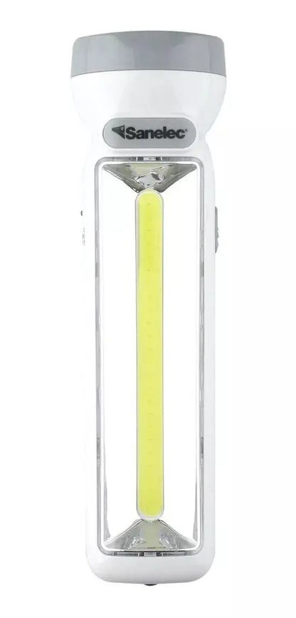 Linterna Led Recargable Sanelec Portatil Alta Resistencia - Sanelec - vista lateral