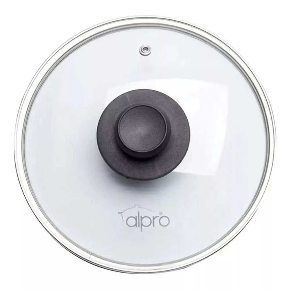 Tapa Cristal Templado Alpro Valvula Salida Vapor Cocina 30cm - Alpro - vista lateral