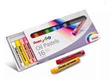 16 Pasteles Gises Tizas Aceite Pentel Arts Redondos Colores