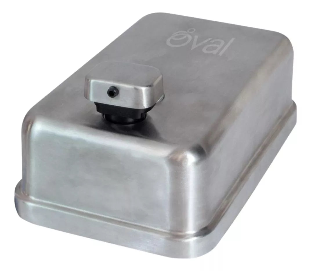 Jabonera Oval Acero Inoxidable Satinado 1 Litro Industrial