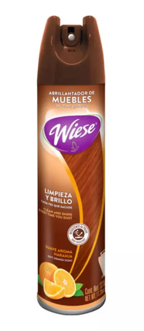 Abrillantador De Muebles Wiese Aroma Naranja 323g - Wiese