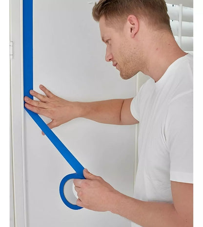 Cinta Enmascarar Azul Anti-uv Adhes 18mm X 50m Masking Tape