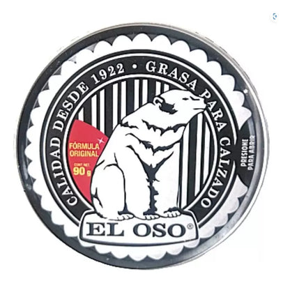 Grasa Calzado El Oso Lustrado Zapatos Colores Elegir 90 G - MarchanteMX