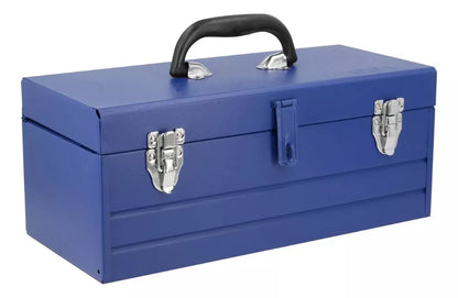 Caja Portaherramientas Metalica Foy Azul 16'' X 7'' X 6''