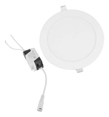 6 Piezas Panel Circular Led Empotrar Luz Calida Sanelec 6w