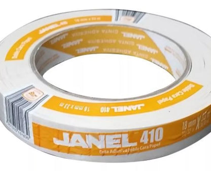 Cinta Doble Cara Janel Adhesiva 410 Papel 18mmx33m - Marchante MX
