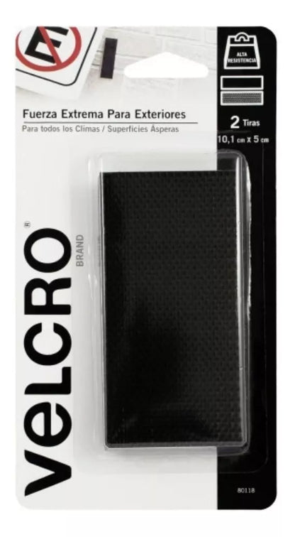 Set Tira Sujetadora Fijación Extrema Velcro Uso Rudo Blanca