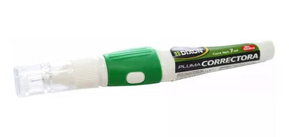 Corrector Líquido Dixon Pluma C/ Grip Secado Rápido 7ml 1 Pieza