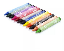 28 Crayones Redondos Cera Jumbo Bote Pelicrayones Pelikan