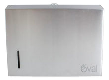 Despachador Toalla Interdoblada Oval Acero Inoxidable