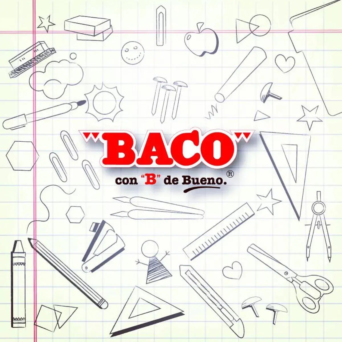 10 Lapices Madera Grafito Triangular Baco Grado Hb 2 Escolar - Baco - vista lateral