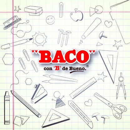 10 Lapices Madera Grafito Triangular Baco Grado Hb 2 Escolar - Baco - vista lateral