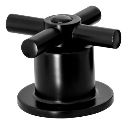 Set Manerales Regadera Meer Acabado Negro Mate Tipo Cruz