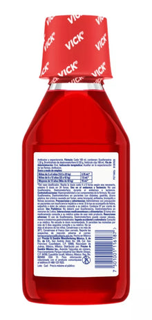 Vick 44 Jarabe Sabor Cereza Frasco 120ml 1.33g/0.133g/100ml