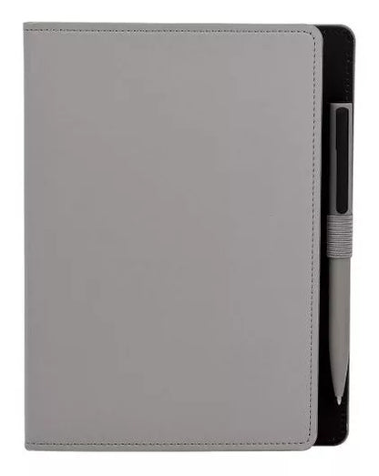 Libreta Hojas Rayadas Material Curpiel Bolígrafo Tinta Negra - MarchanteMX