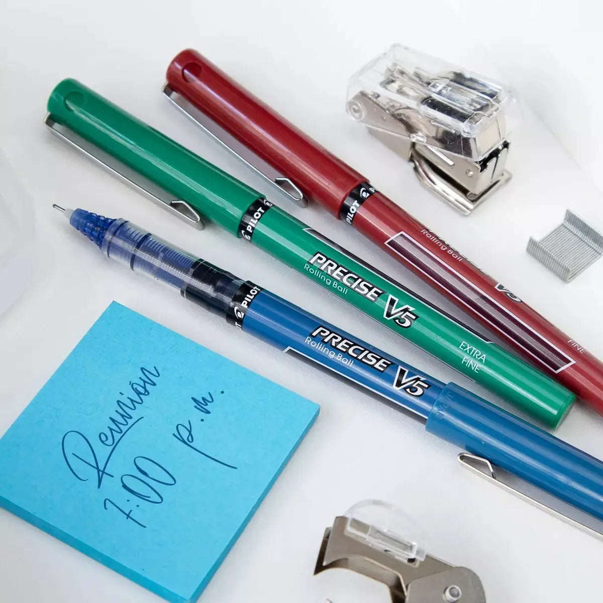 7 Boligrafos Plumas Gel Pilot Pen Precise V5 Punto Extrafino - Pilot - vista lateral