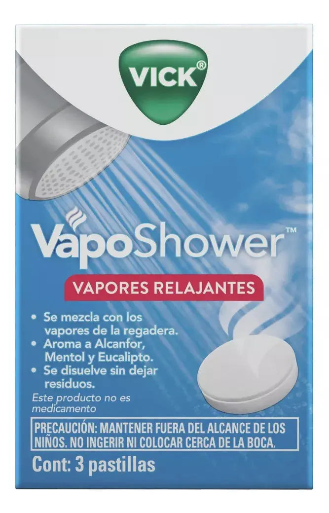 Vick Vaposhower Pastilla Vaporizadora De Regadera - 3 Piezas - KCTS - detalle