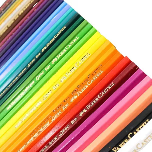 Lápices de Colores Faber Castell Profesional Hexagonal 48 Pz - MarchanteMX