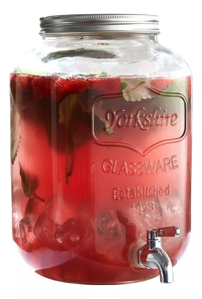 Dispensador de bebidas 8 l Vitrolero Agua Vidrio