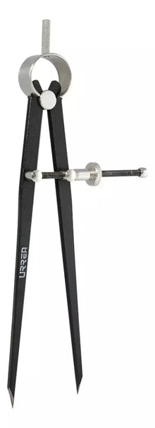 Compas Punta Divisor Urrea 6 Pulgadas Color Negro Acero
