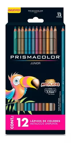 Lápices de Colores Metálicos Prismacolor Junior 12 piezas