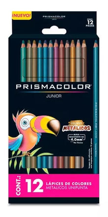 12 Lápices de Colores Metálicos Prismacolor