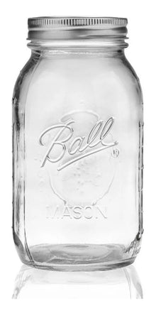 4pz Frascos Mason Jars Ball Vidrio Boca Regular 32oz