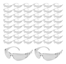50 Piezas Lentes Seguridad Foy Transparentes Policarbonato