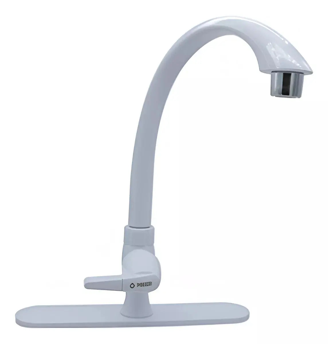 Mezcladora Monomando Meer Llave Fregadero Color Blanco - CNX