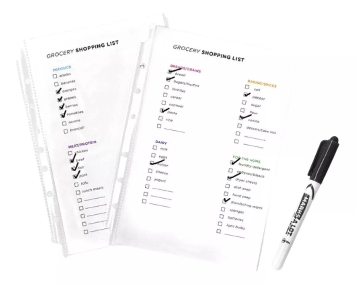 25 Protector Hojas Avery Semi Transparente Cristalino Grueso