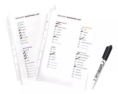 25 Protector Hojas Avery Semi Transparente Cristalino Grueso