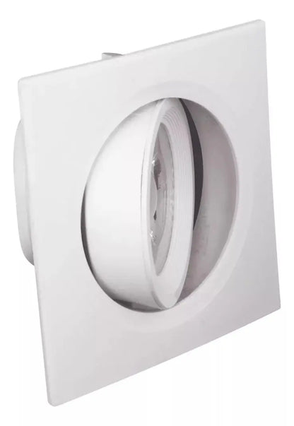 3pz Luminario Cuadrado Empotrable Aksi 3w Luz Blanca - Marchante MX