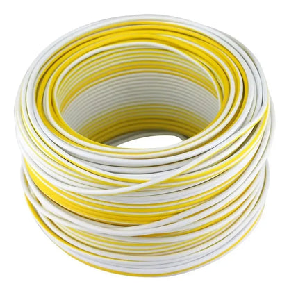 100 Metros Cable Ligero Keer 14 Awg Blanco Antiflama 1875 W - Kronaline - empaque
