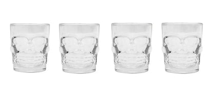 6 Pack Vaso Tequilero Shot Calavera Craneo Vidrio Escoge Mod