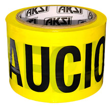 Cinta Advertencia Precaución AKSI 90 Metros Color Amarillo