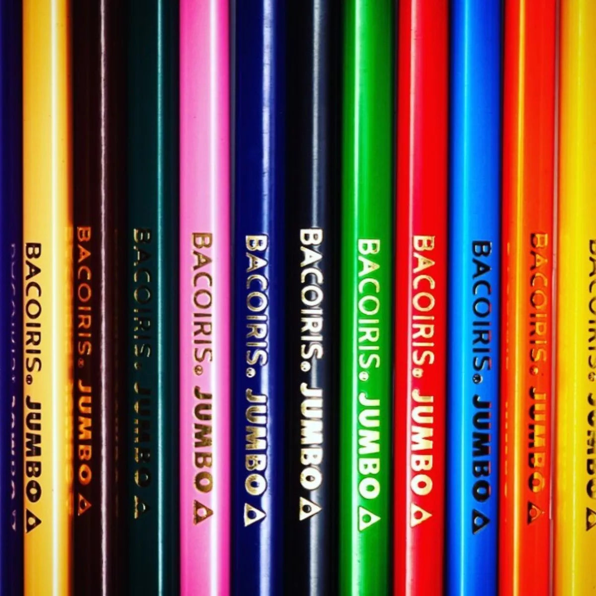 24 Lapices Colores Jumbo Baco Triangular Bacoiris Escolar