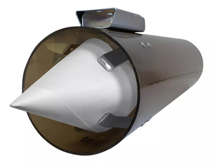 Despachador Cono Oval 250 Piezas Color Humo Dosificador