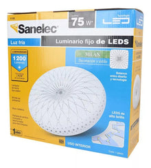 Luminario Led Plafón Redondo Sanelec 12w Milán 1135