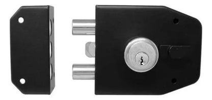 Cerradura Sobreponer Tover S1f-tr Future Texturada Negro Inv