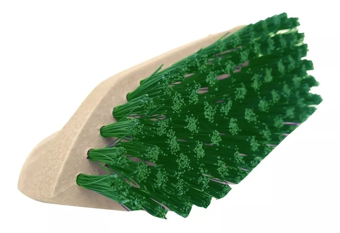 Cepillo Plástico Tipo Plancha Limpieza Mango Lavar Baño Ropa