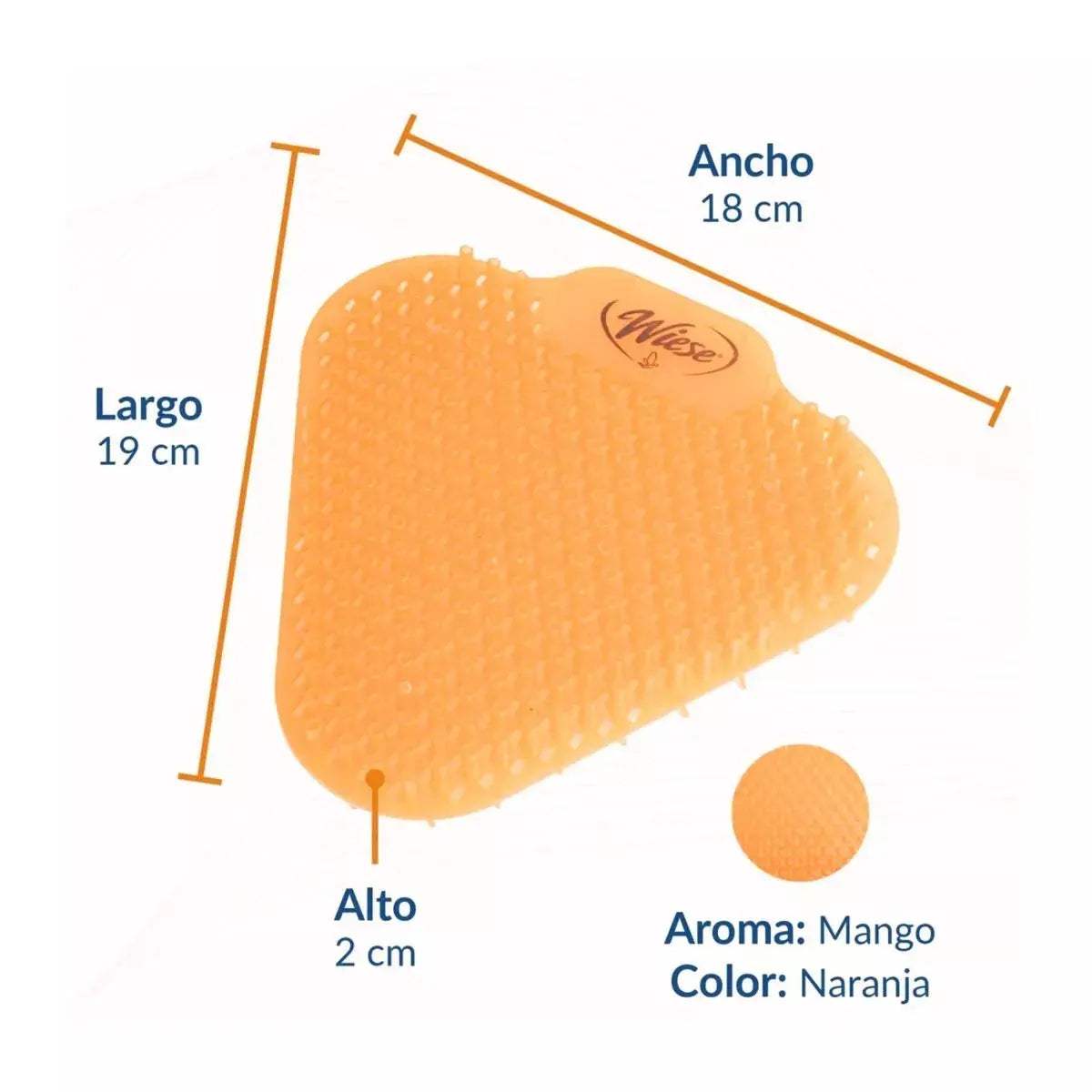 Tapete Antisalpicadura Mt Wiese P/mingitorios Varios Aromas Citrus Verde - Wiese