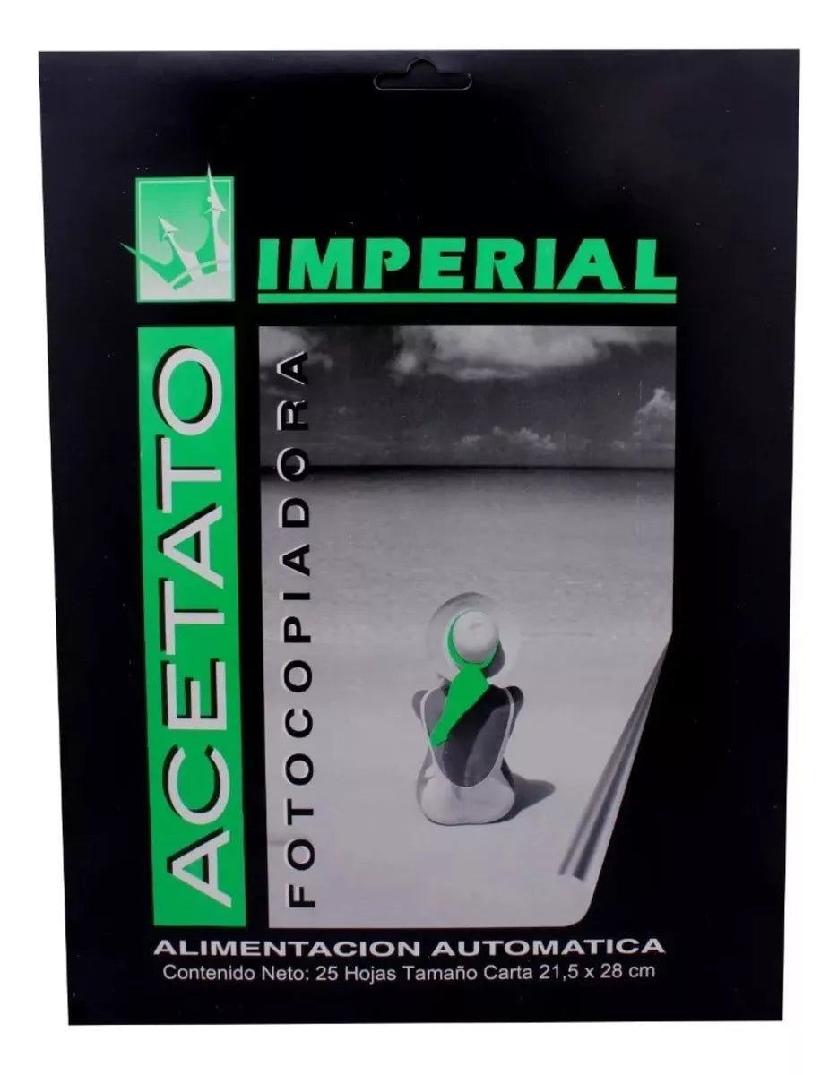 25 Hojas Acetato Tamaño Carta Imperial 21.5x28cm 4 Milesimas