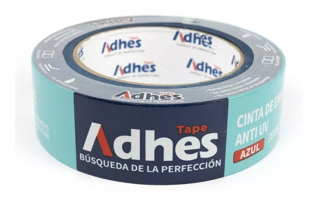 Cinta Enmascarar Azul Anti-uv Adhes 36mm X 50m Masking Tape