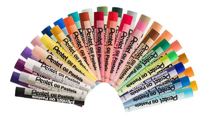 36 Pasteles Gises Tizas Aceite Pentel Arts Redondos Colores