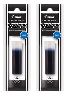 2 Cartuchos Repuestos Tinta Pilot Marcador Pizarron V Board