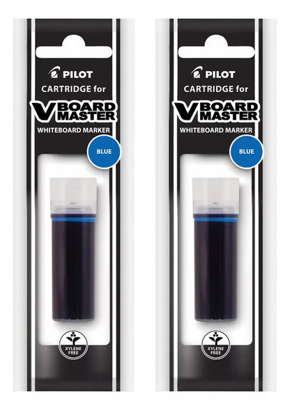 2 Cartuchos Repuestos Tinta Pilot Marcador Pizarron V Board