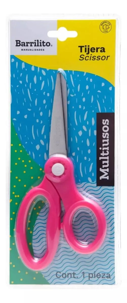 Tijera Barrilito Multiusos Acero Inoxidable 15.2 Cm
